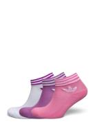 Adidas Originals Trefoil Ankle Sock Half-Cushi D 3 Pair Pack Rosa