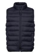 Mango Quilted Gilet Marinblå