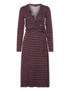 Ilse Jacobsen Elisa Harlekin Wrap Dress Röd