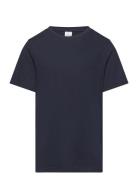 Lindex T Shirt Regular Solid Marinblå