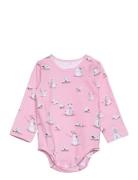 Gugguu Baby Print Bodysuit Rosa