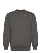 K-Way French Terry Fleece Crewneck Pullover Grå