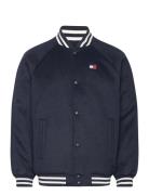 Tommy Jeans Tjm Wool Blend Solid Bomber Marinblå