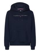 Tommy Jeans Tjw Reg Linear Hoodie Marinblå