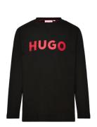 Hugo Kids Long Sleeve T-Shirt Svart