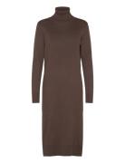 Saint Tropez Milasz Roll Neck Long Dress Brun