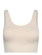 Moonchild Yoga Wear Soft Rib Seamless Crop Top Beige