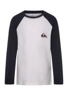 Quiksilver Comp Logo Raglan Ls Yth Blå