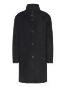 Saint Tropez Ferddysz Wool Coat Svart