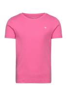 Tom Tailor Solid Rib T-Shirt Rosa