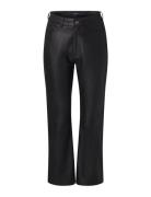 Lexington Clothing Lola High-Rise Leather Pants Svart