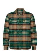 Lyle & Scott Check Flannel Overshirt Beige