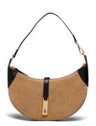 Polo Ralph Lauren Polo Id Suede Mini Shoulder Bag Brun