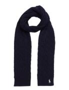 Polo Ralph Lauren Cotton-Cotton Cable Scarf Marinblå