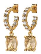 Dyrberg/Kern Barbara Sg Golden / Crystal Guld