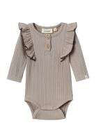 Lil'Atelier Nbfnara Ls Slim Body Lil Brun