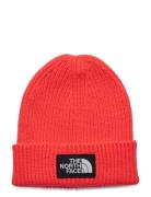 The North Face Kids Tnf Box Logo Cuffed Beanie Korall