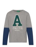 United Colors Of Benetton T-Shirt L/S Grå