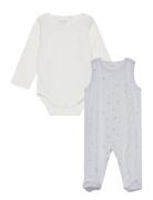 Fixoni Set W. Body & Romper Grå