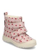 ANGULUS Boots - Flat - With Velcro Rosa