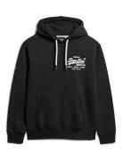 Superdry Classic Vl Graphic Hoodie Svart