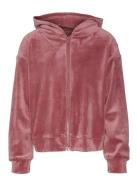 Vero Moda Girl Vmathena Ls Zip Hoodie Jrs Girl Rosa