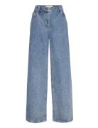 REMAIN Birger Christensen Cocoon Denim Pants Blå