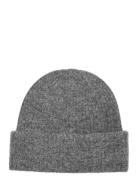 Selected Femme Slfmaline Lano Knit Beanie Noos Grå