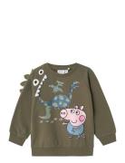 Name It Nmmapo Peppapig Nreg Sweat Bru Cplg Grön