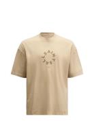 AllSaints Tierra Ss Crew Beige