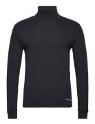 Marc O'Polo T-Shirts Long Sleeve Svart