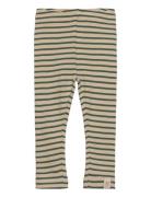 Petit Piao Legging Modal Striped Grön