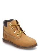 Timberland Mid Lace Up With Zip Boot Brun