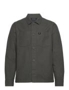 Fred Perry Canvas Overshirt Grå