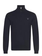 GANT Cotton Half Zip Marinblå