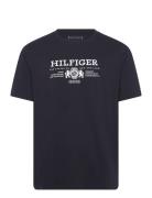 Tommy Hilfiger Hilfiger Crest Emrbo Tee Marinblå