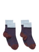 FUB 2-Pack Colour Block Socks Multi/patterned