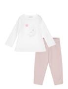 Mango Long Moon Pyjamas Rosa