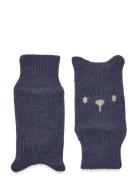 CeLaVi Mittens - Knitted Marinblå