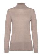 Bruuns Bazaar Charlenebbroll Neck Knit Beige