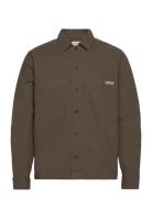 Calvin Klein Jeans Relaxed Utility Overshirt Khaki Green