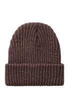 Name It Nkfmilan Knit Beanie Glitter Brun