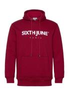 SIXTH JUNE Essentiel Ls Hoodie Röd