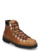 Selected Homme Slhalfred Leather Hiking Boot Brun