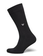 Emporio Armani Men's Knit Short Socks Svart