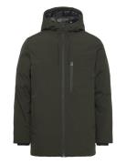 Jack & J S Jjpayne Parka Jacket Khaki Green