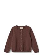 Wheat Knit Cardigan Maia Burgundy