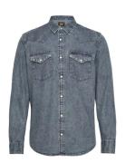 Lee Jeans Regular Western Shirt Blå