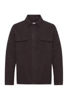 Lindbergh Heavy Twill Overshirt Burgundy