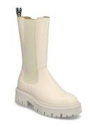 Bianco Biagarbi High Chelsea Boot Crust Kräm